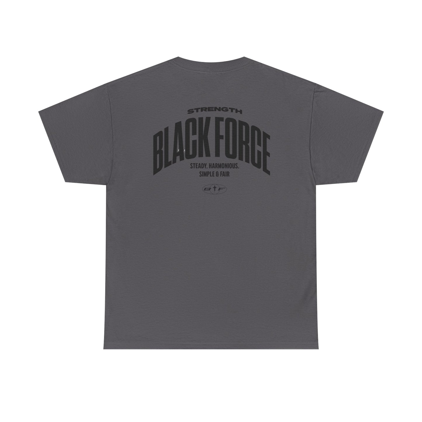 Strength and Style Unisex Heavy Cotton Tee | Blackforce Graphic Tee, Casual Wear, Fitness Apparel, Gift for Him, Unisex Fashion