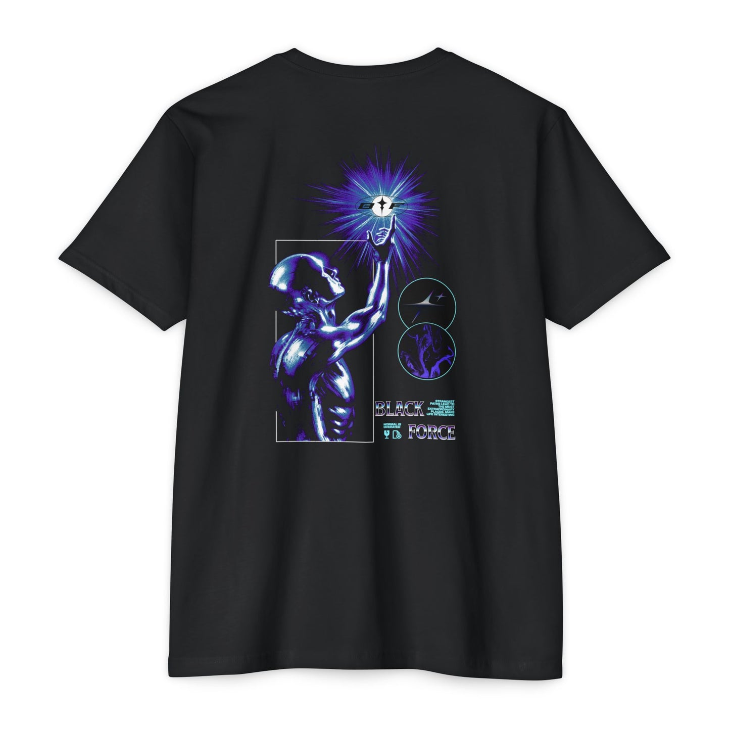 Mystical Graphic T-Shirt - Unisex CVC Jersey Tee, Cosmic Vibes, Alien Art, Spiritual Wear, Gift for Science Lovers, Festival Fashion