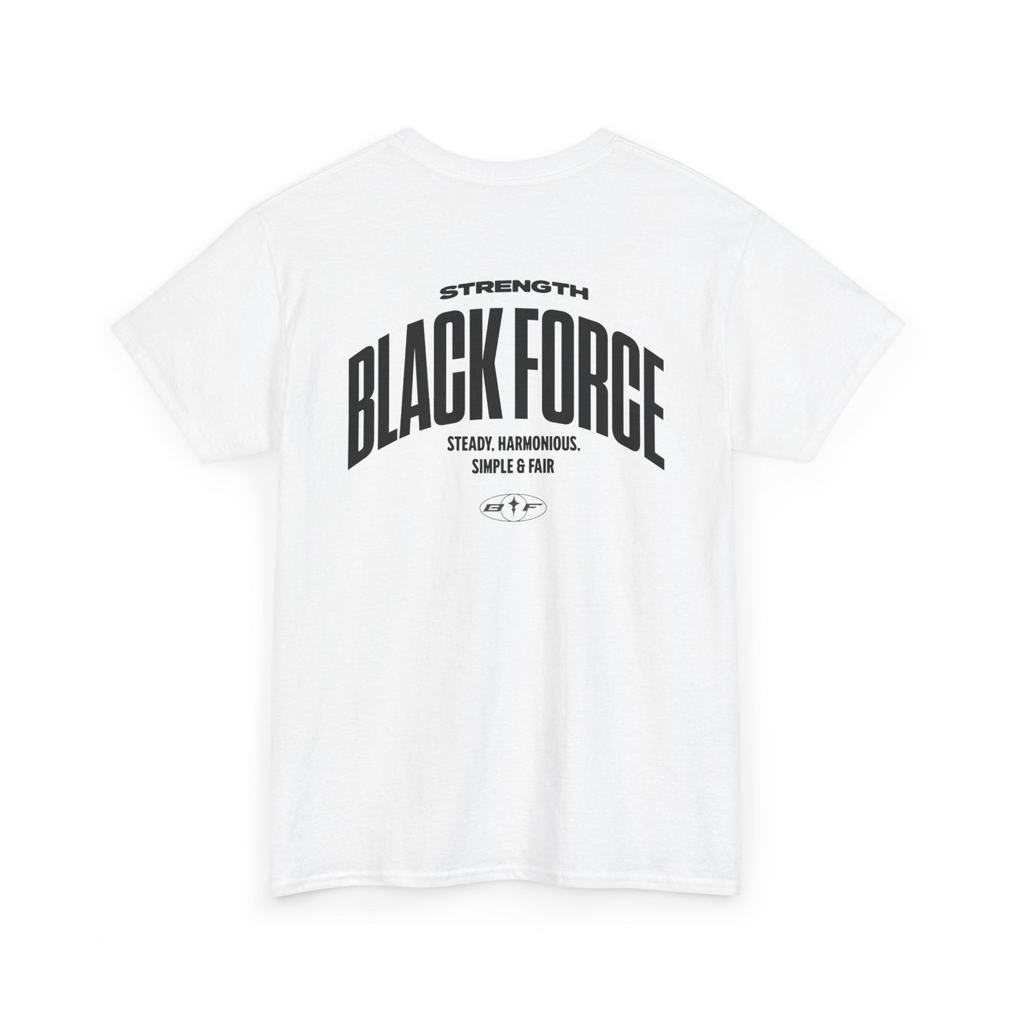 Strength and Style Unisex Heavy Cotton Tee | Blackforce Graphic Tee, Casual Wear, Fitness Apparel, Gift for Him, Unisex Fashion